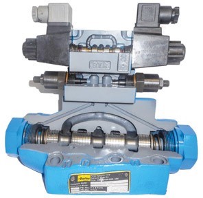 A two-stage directional valve